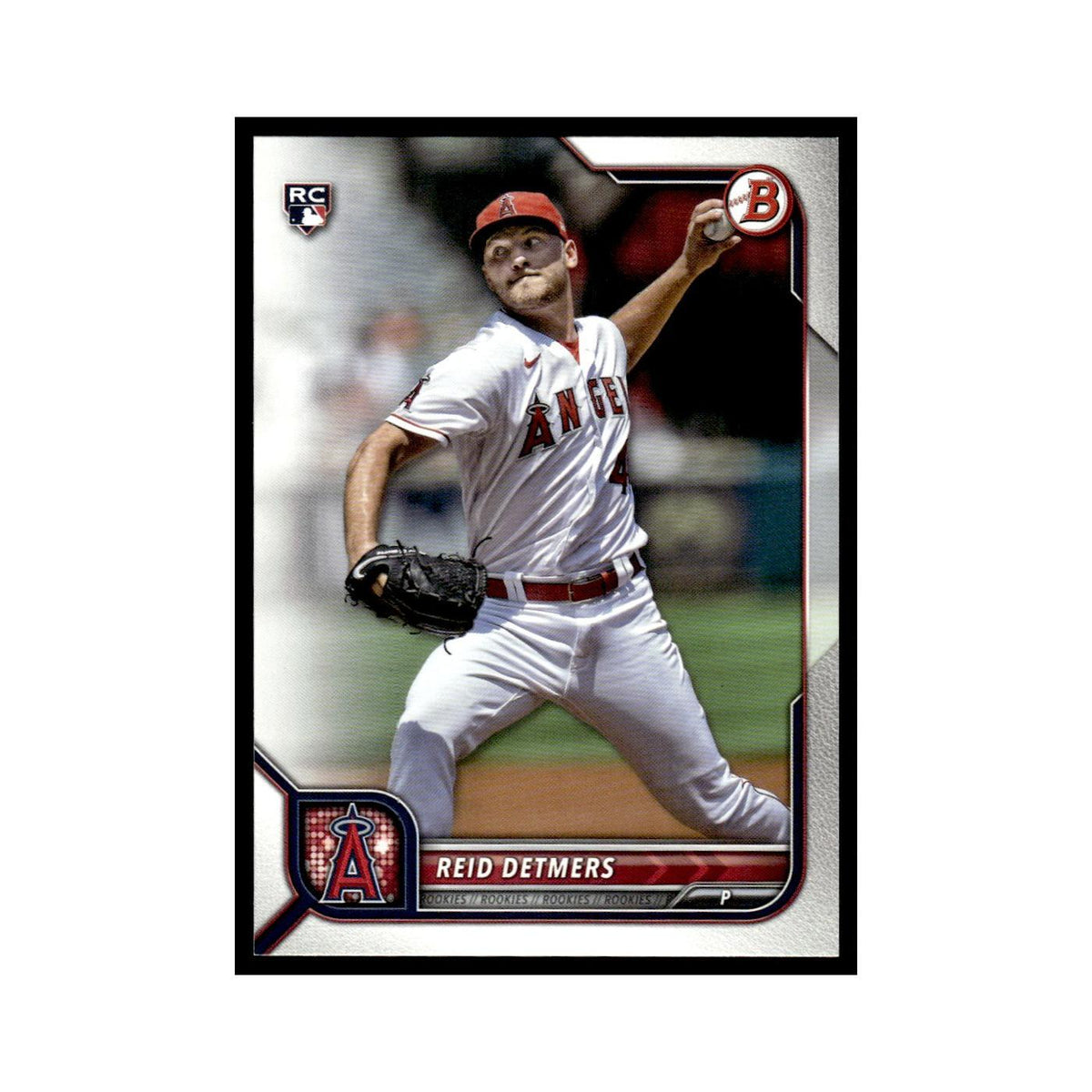 Reid Detmers Rookie 2022 Bowman #44 Los Angeles Angels Baseball Card NM