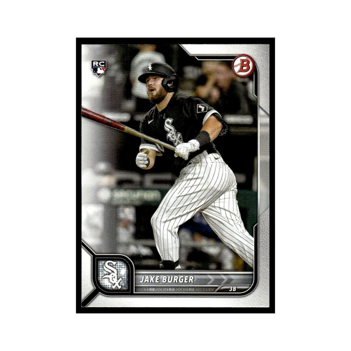 Jake Burger Rookie 2022 Bowman #17 Chicago White Sox Baseball Card NM