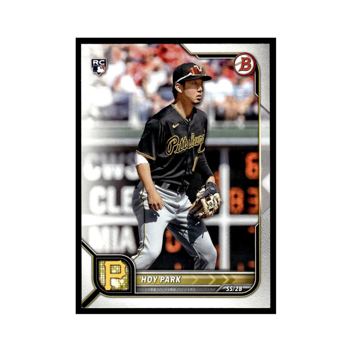 Hoy Park Rookie 2022 Bowman #96 Pittsburgh Pirates Baseball Card NM