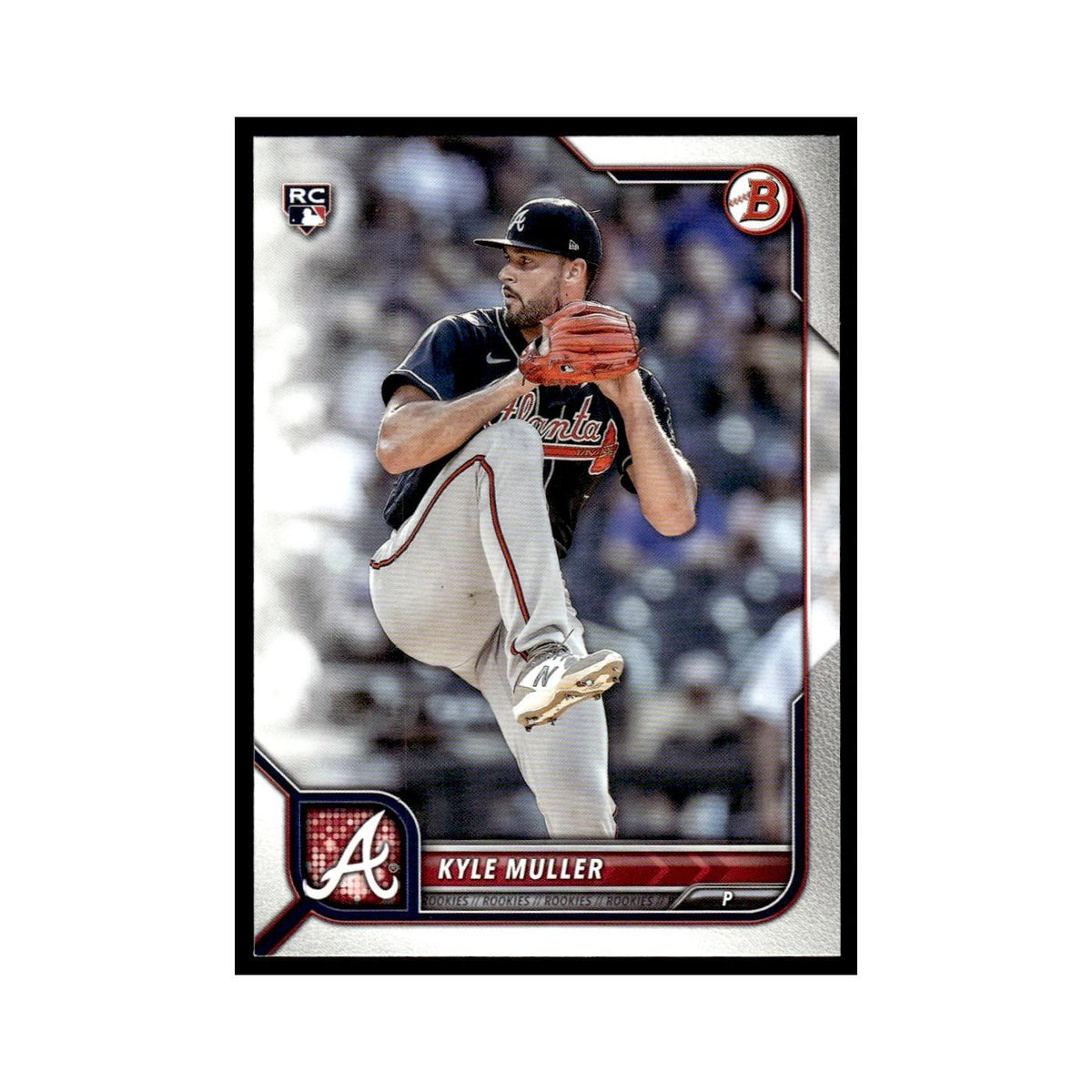 Kyle Muller Rookie 2022 Bowman #62 Atlanta Braves Baseball Card NM