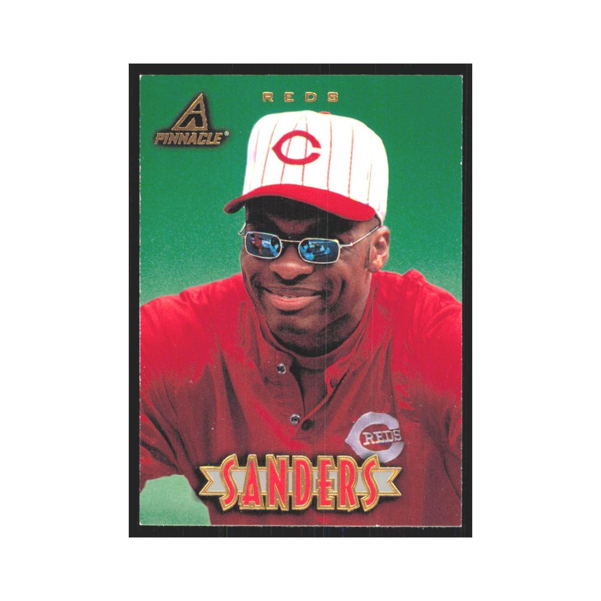 1997 Pinnacle Reggie Sanders Reds #22