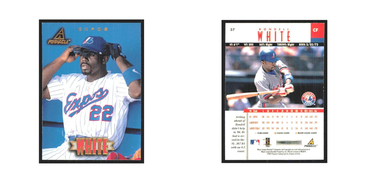 1997 Pinnacle Rondell White Montreal Expos #37