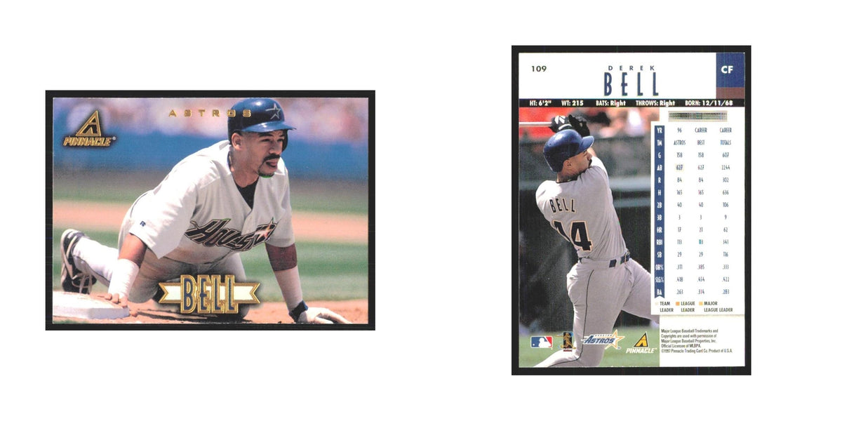 1997 Pinnacle Derek Bell Astros #109