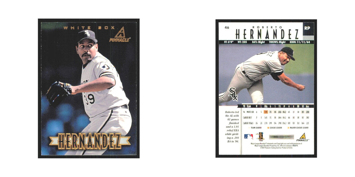 1997 Pinnacle Roberto Hernandez White Sox #46