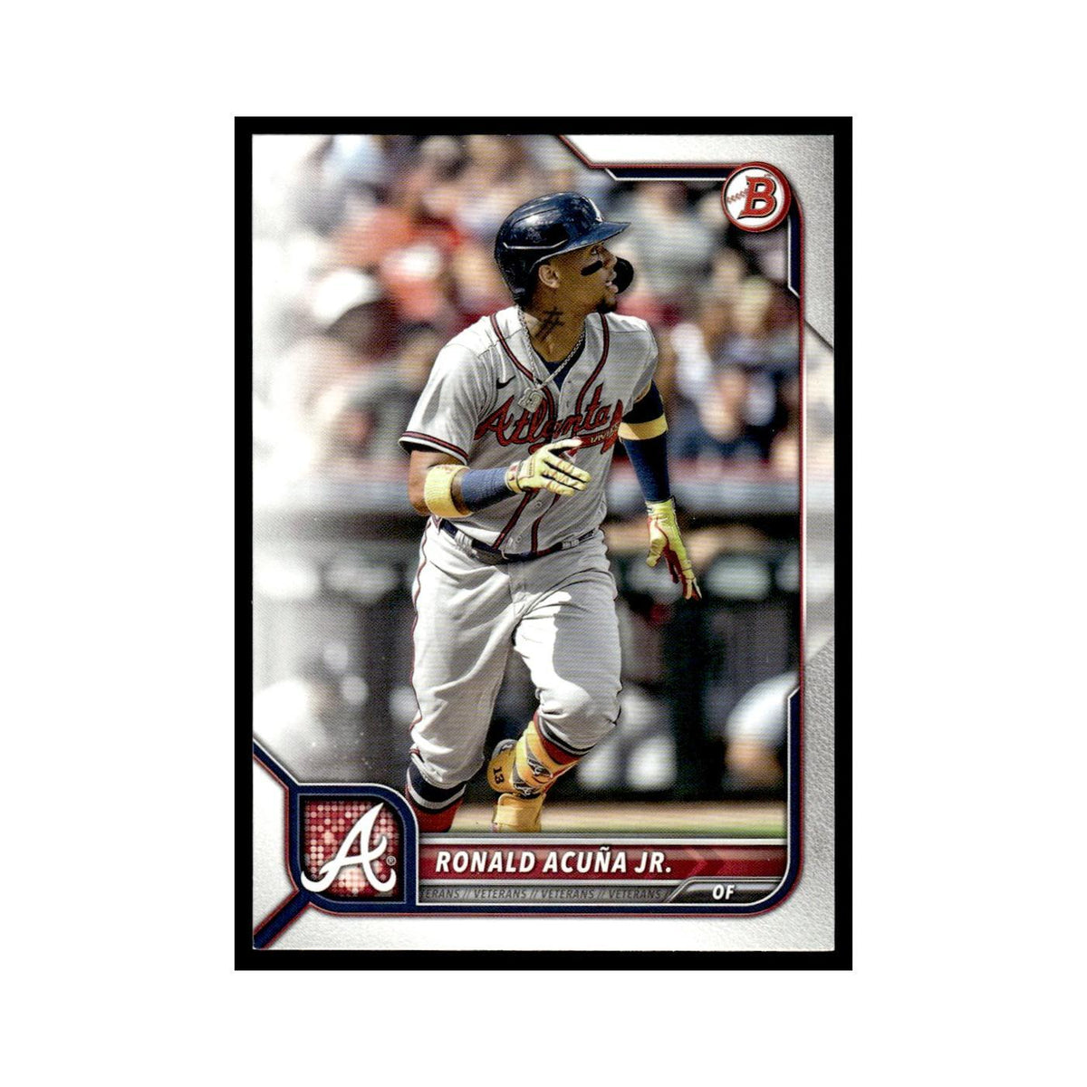 Ronald Acuna Jr 2022 Bowman #70 Atlanta Braves Baseball Card NM