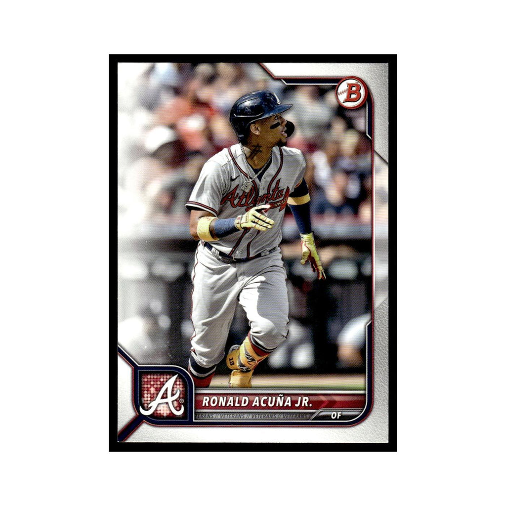 Ronald Acuna Jr. 2022 Bowman #70 Atlanta Braves Baseball Card NM
