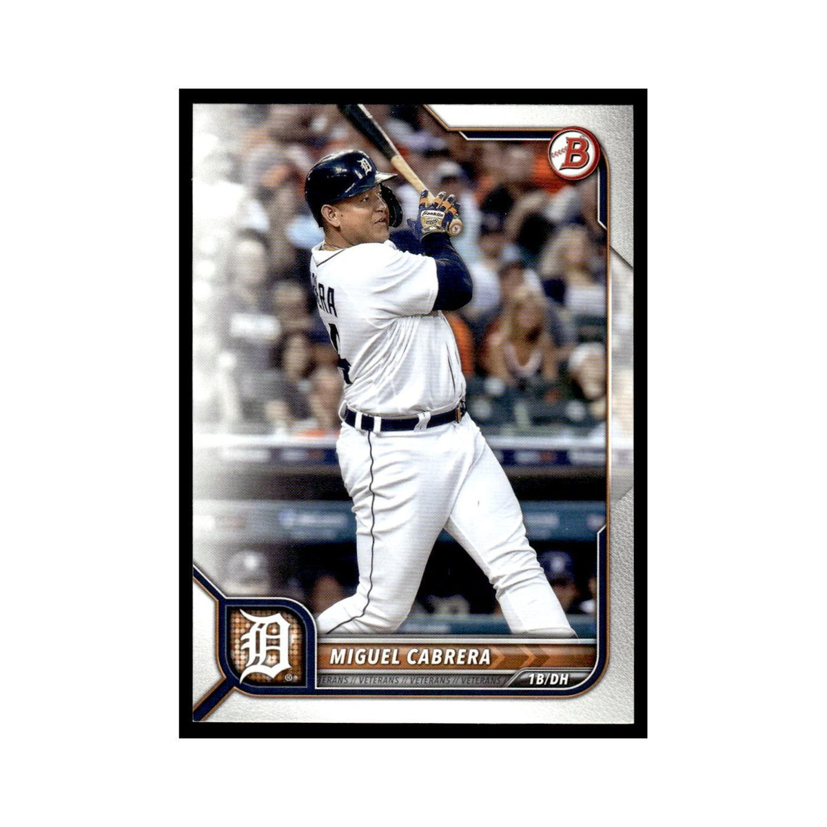 Miguel Cabrera 2022 Bowman #50 Detroit Tigers Baseball Card NM