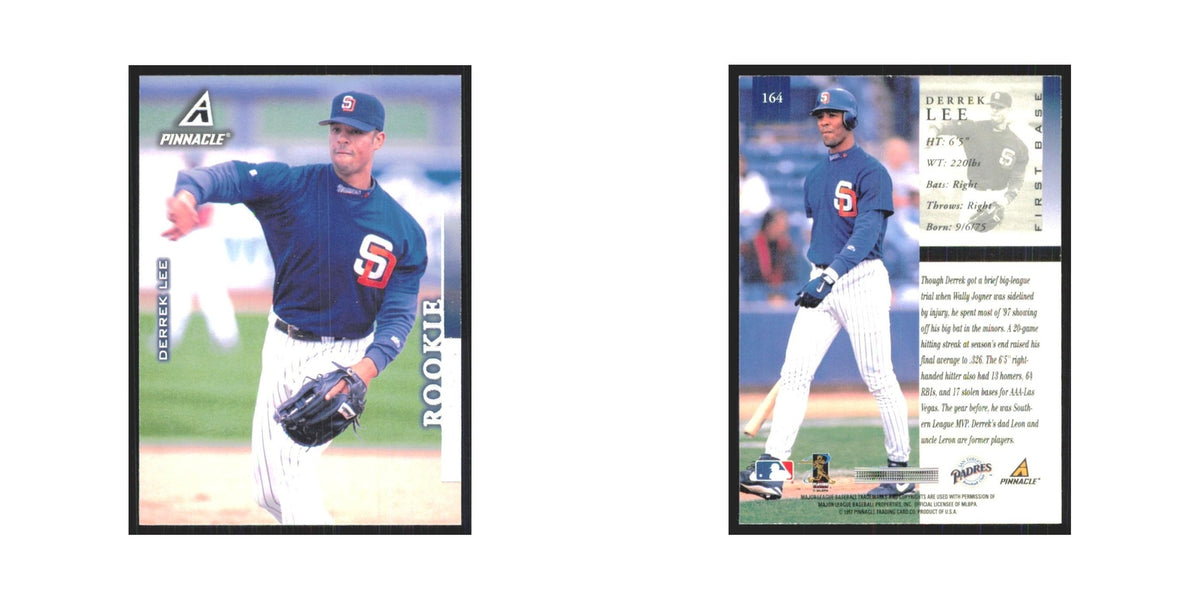 1998 Pinnacle Derrek Lee RC Padres #164