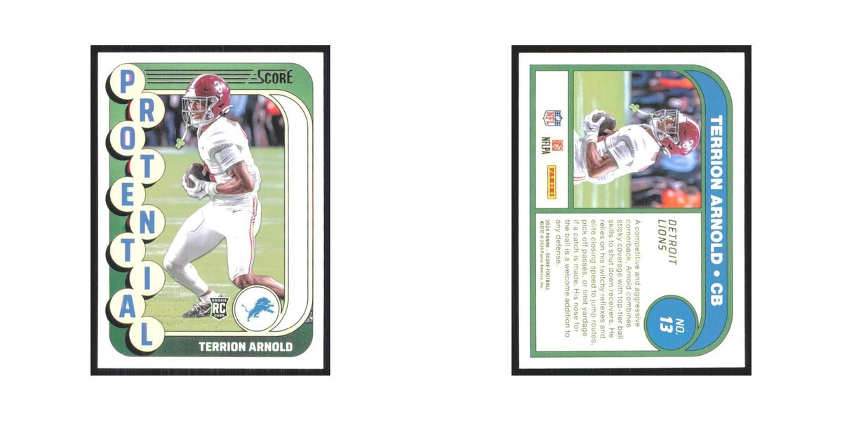 2024 Score Terrion Arnold RC Lions #13