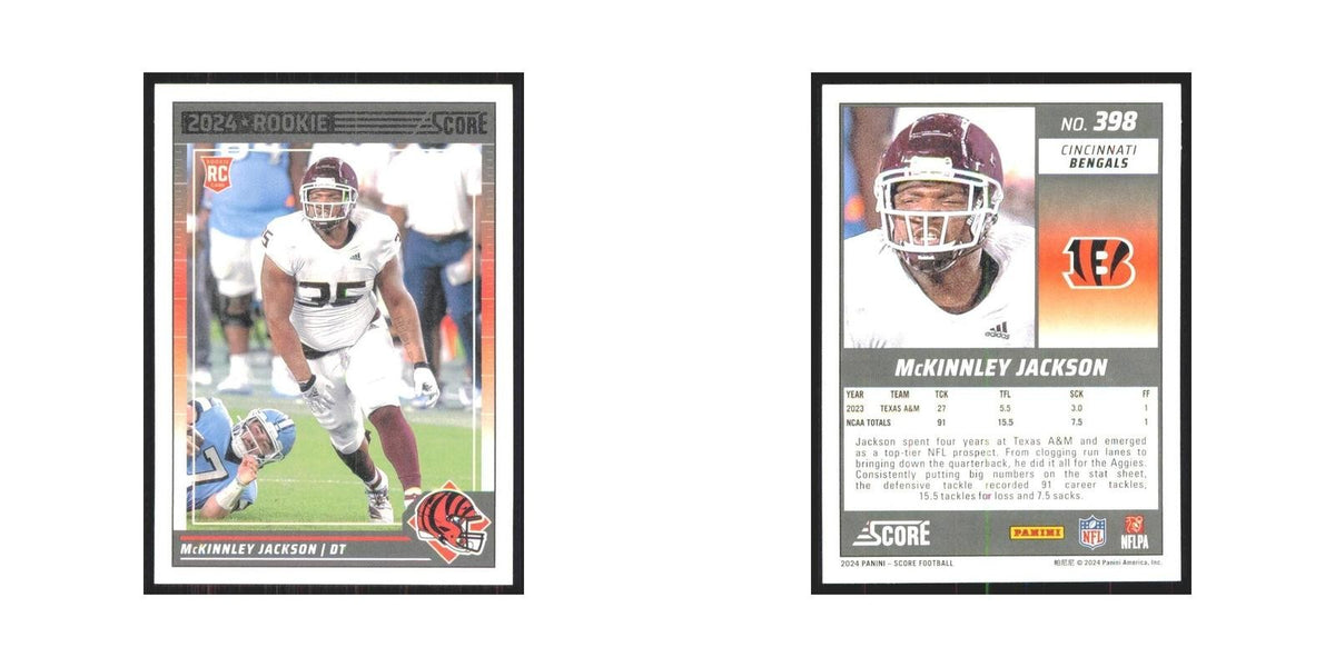 2024 Score McKinnley Jackson RC Bengals #398