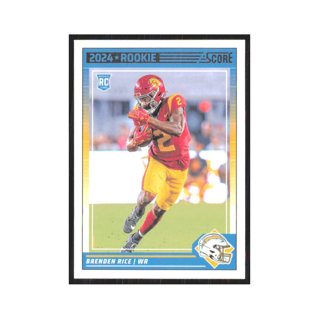 2024 Score Brenden Rice RC Chargers #364