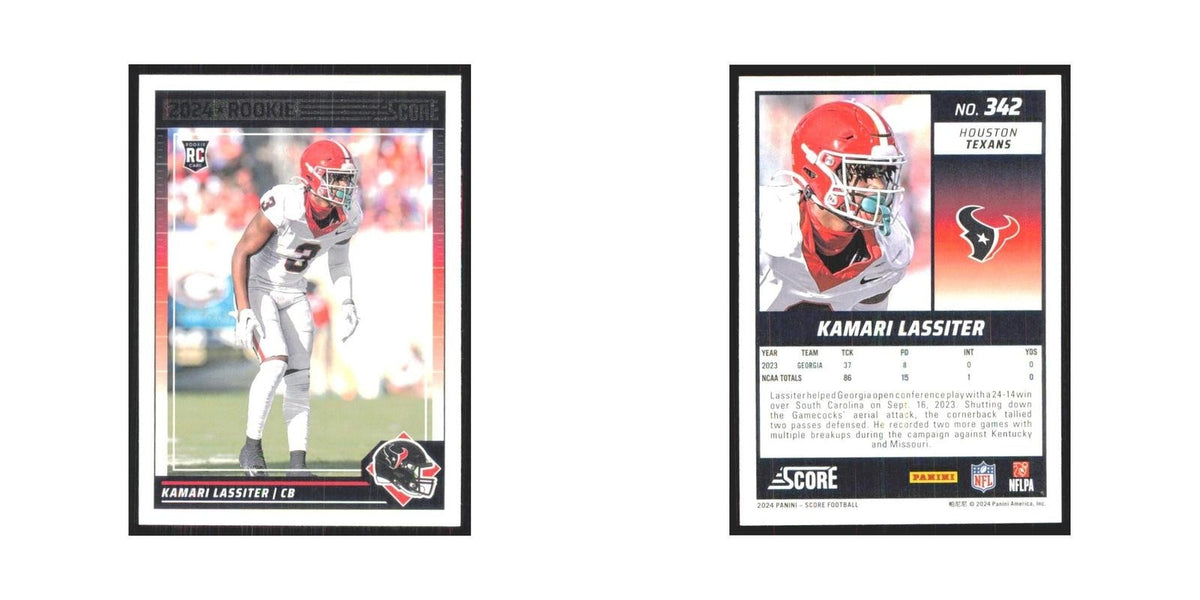 2024 Score Kamari Lassiter RC Texans #342
