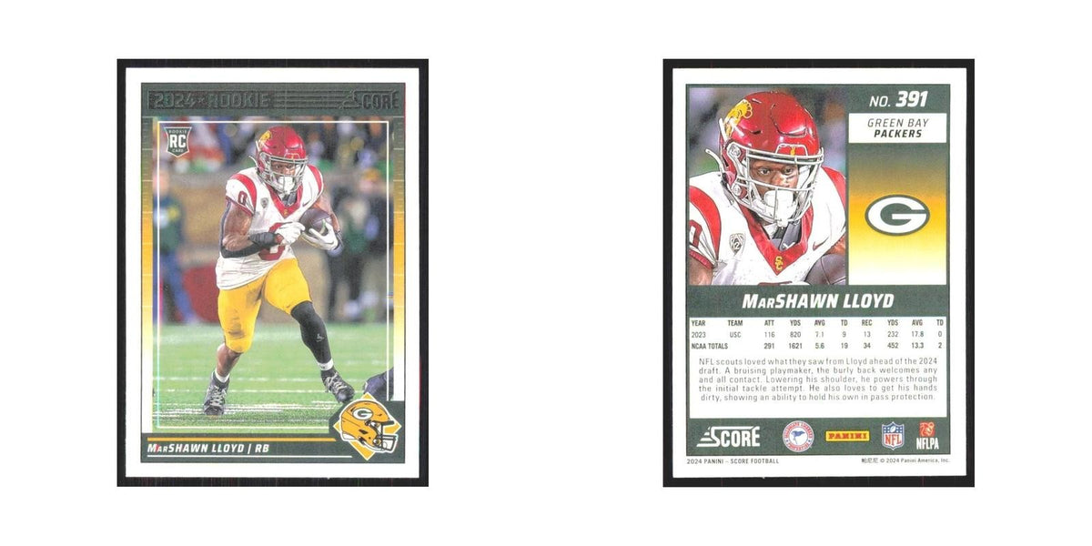 2024 Score MarShawn Lloyd RC Packers #391