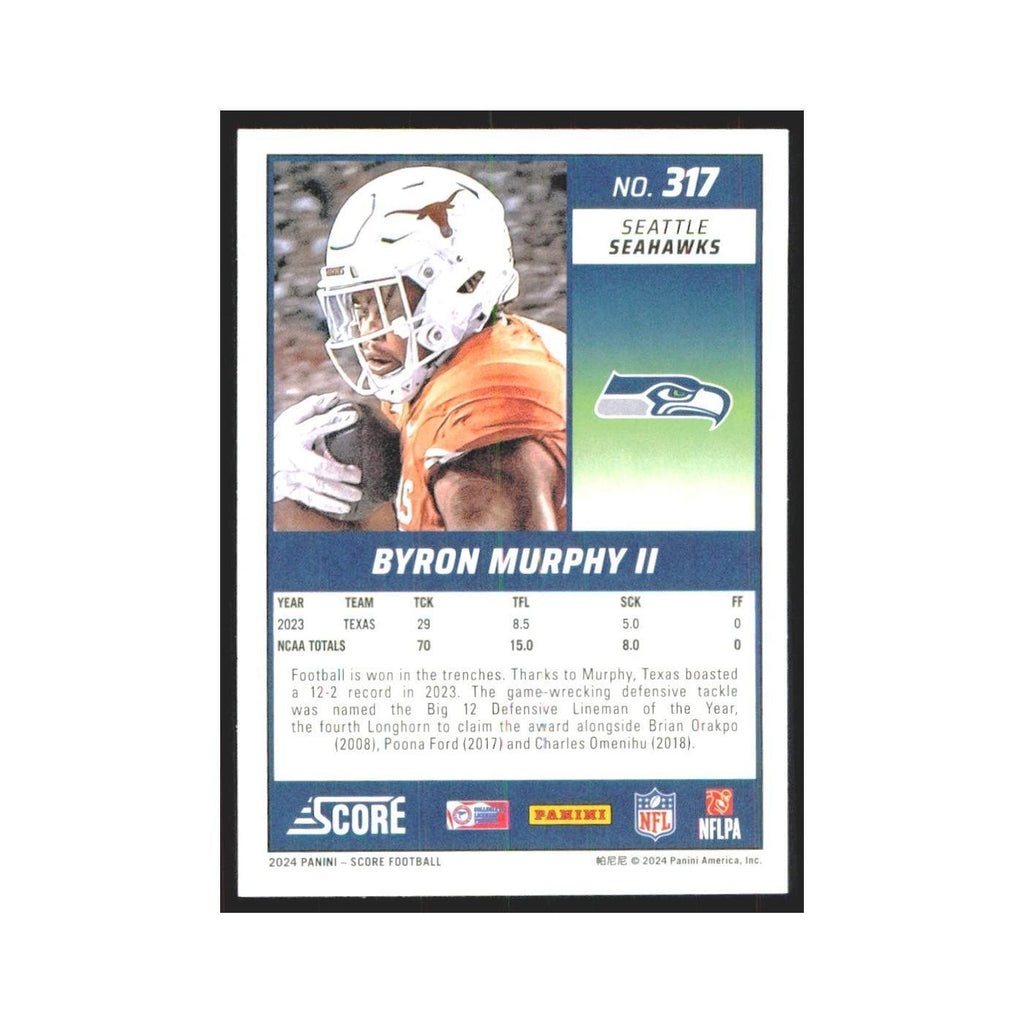 2024 Score Byron Murphy II RC Seahawks #317