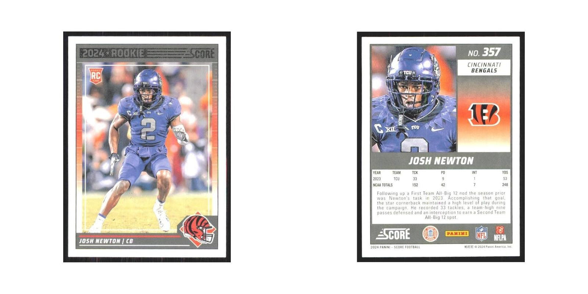 2024 Score Josh Newton RC Bengals #357