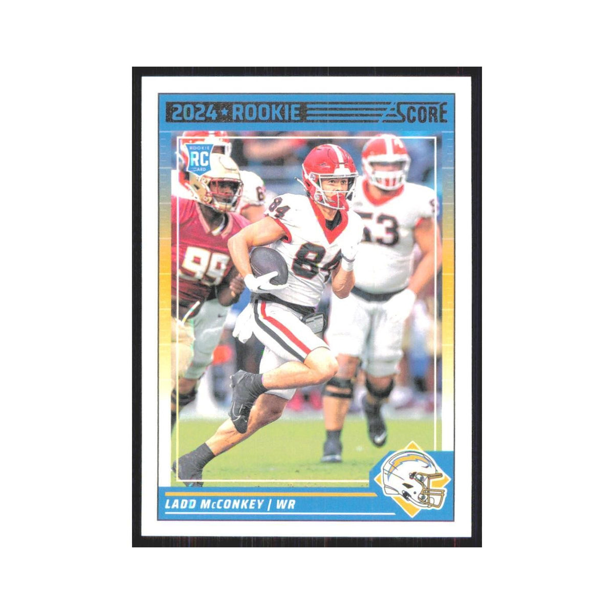 2024 Score Ladd McConkey RC Chargers #328