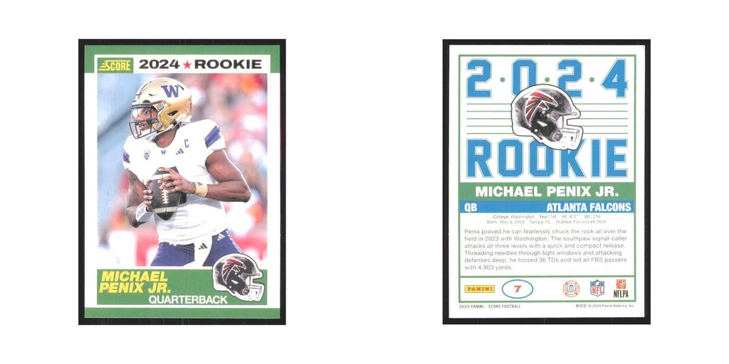 2024 Score Michael Penix Jr. RC Falcons #7