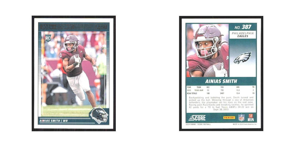2024 Score Ainias Smith RC Eagles #387