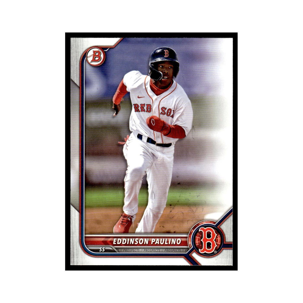 Eddinson Paulino 2022 Bowman Draft #BD-62 Boston Red Sox Baseball Card NM