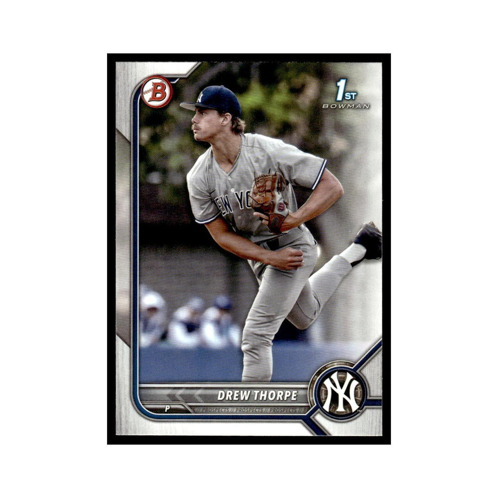 Drew Thorpe 2022 Bowman Draft #BD-25 New York Yankees Baseball Card NM
