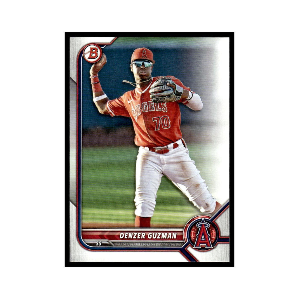 Denzer Guzman 2022 Bowman Draft #BD-20 Los Angeles Angels Baseball Card NM