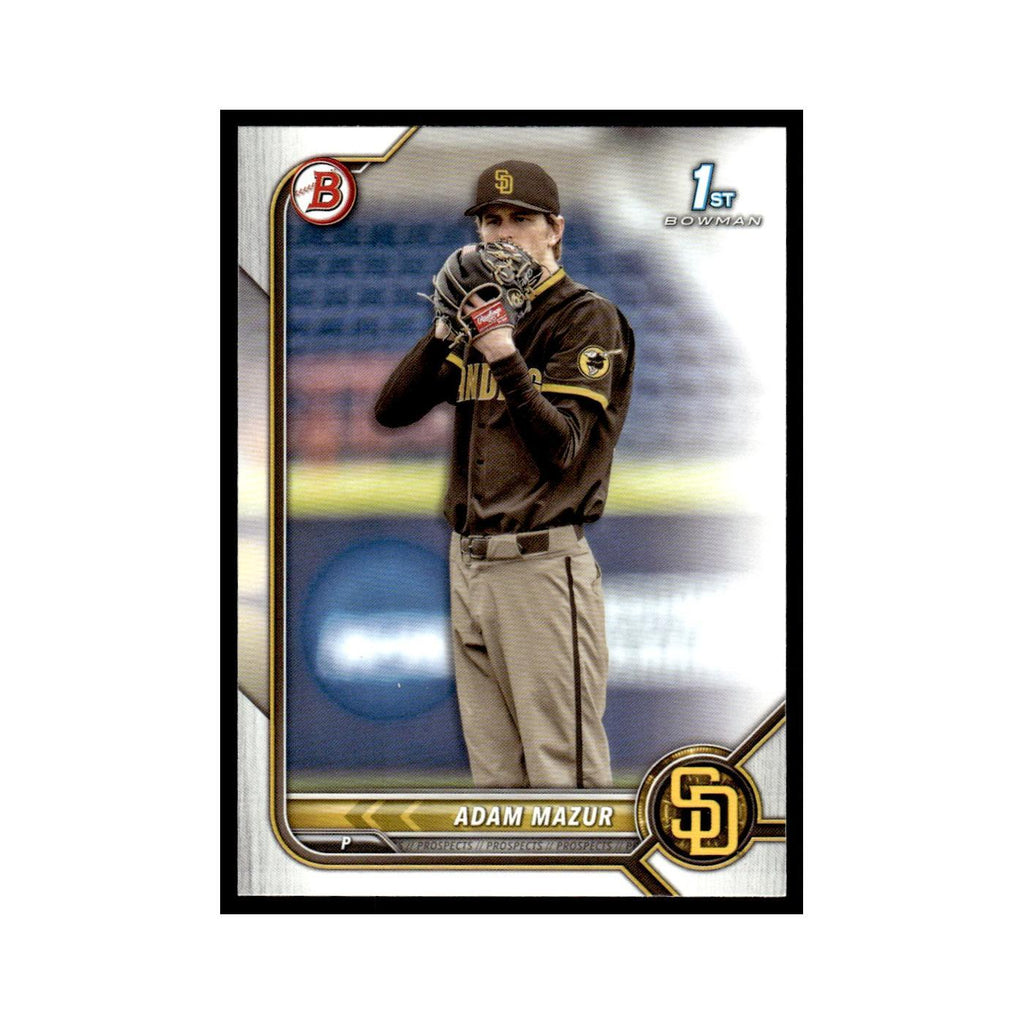 Adam Mazur 2022 Bowman Draft #BD-4 San Diego Padres Baseball Card NM