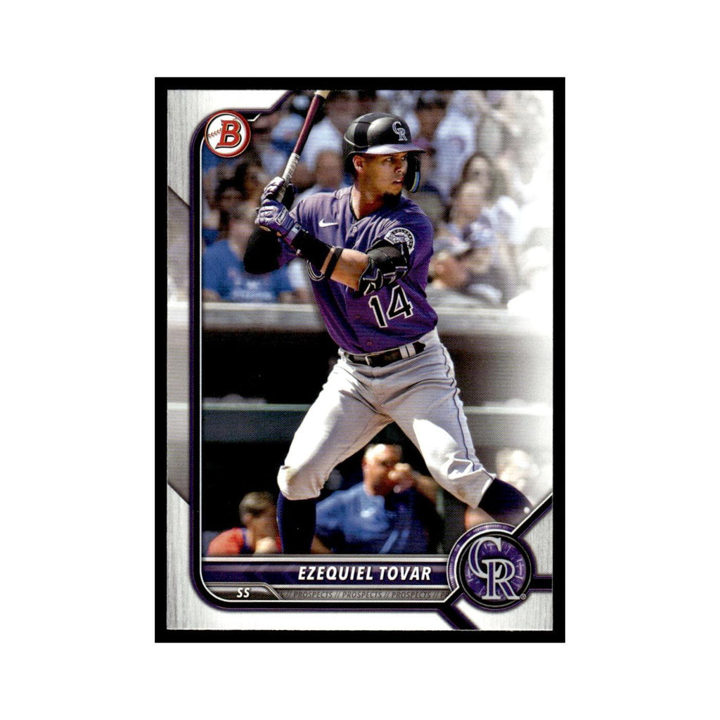 Ezequiel Tovar 2022 Bowman Draft #BD-83 Colorado Rockies Baseball Card NM