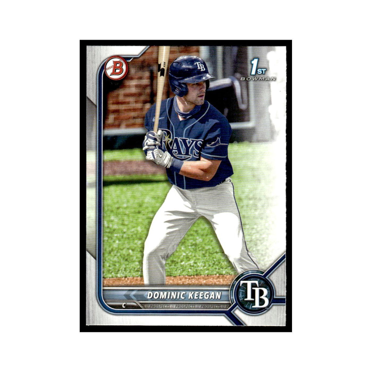 Dominic Keegan 2022 Bowman Draft #BD-9 Tampa Bay Rays Baseball Card NM