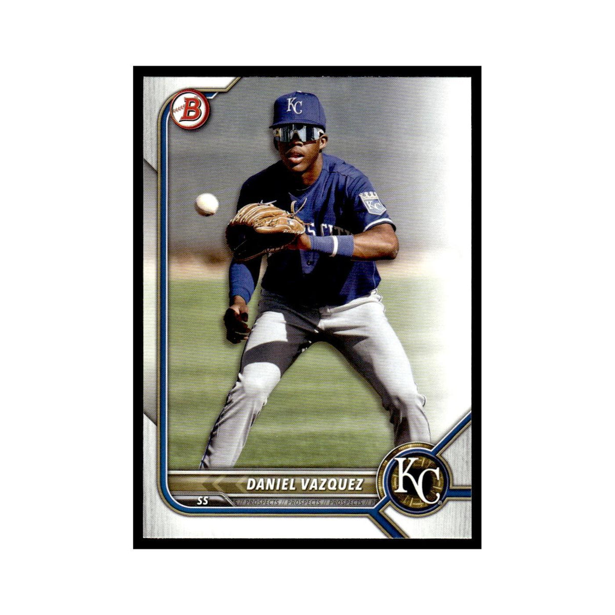 Daniel Vazquez 2022 Bowman Draft #BD-74 Kansas City Royals Baseball Card NM