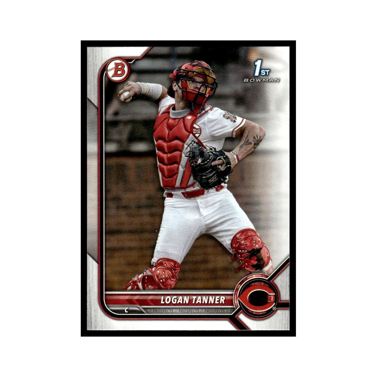 Logan Tanner 2022 Bowman Draft #BD-55 Cincinnati Reds Baseball Card NM