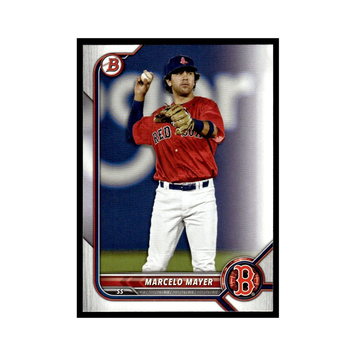 Marcelo Mayer 2022 Bowman Draft #BD-123 Boston Red Sox Baseball Card NM