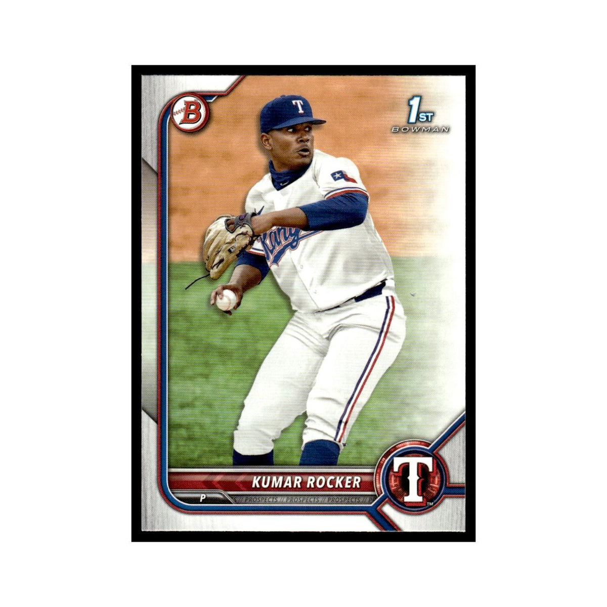 Kumar Rocker 2022 Bowman Draft #BD-164 Texas Rangers Baseball Card NM