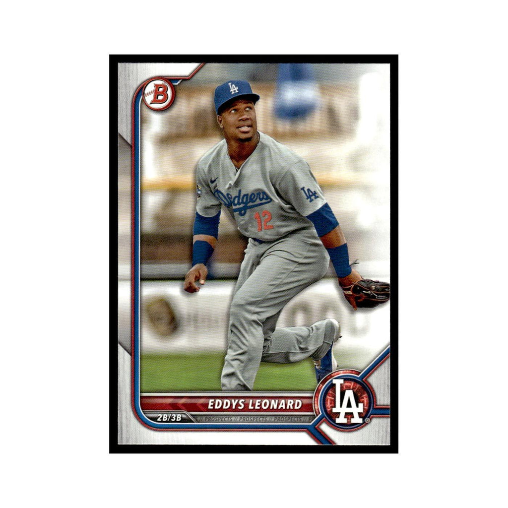 Eddys Leonard 2022 Bowman Draft #BD-150 Los Angeles Dodgers Baseball Card NM