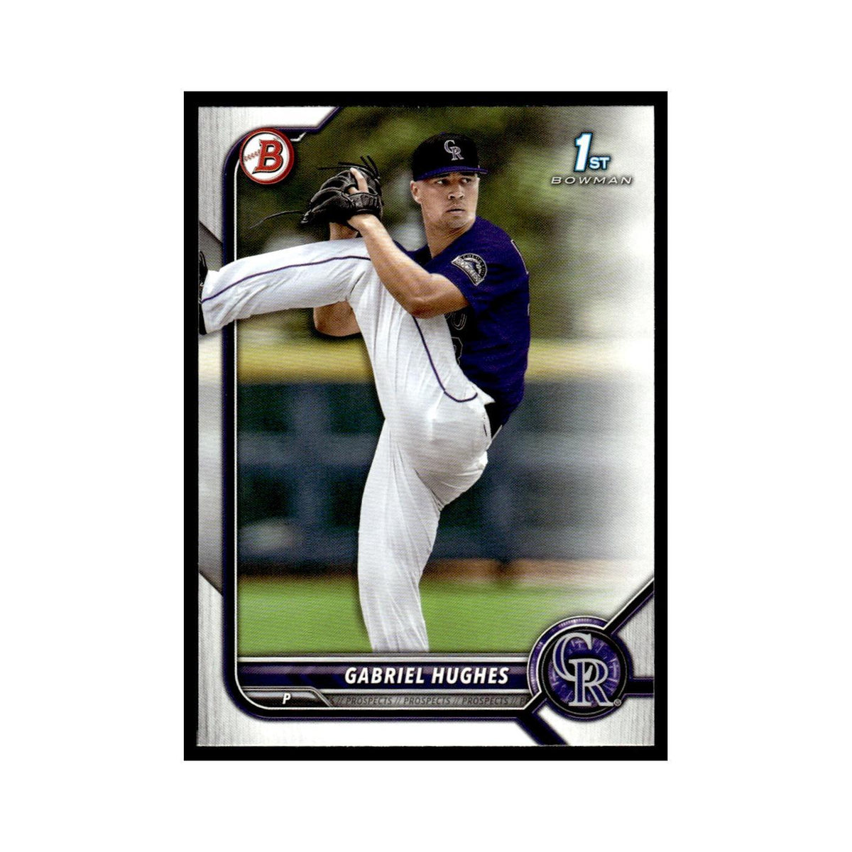 Gabriel Hughes 2022 Bowman Draft #BD-151 Colorado Rockies Baseball Card NM