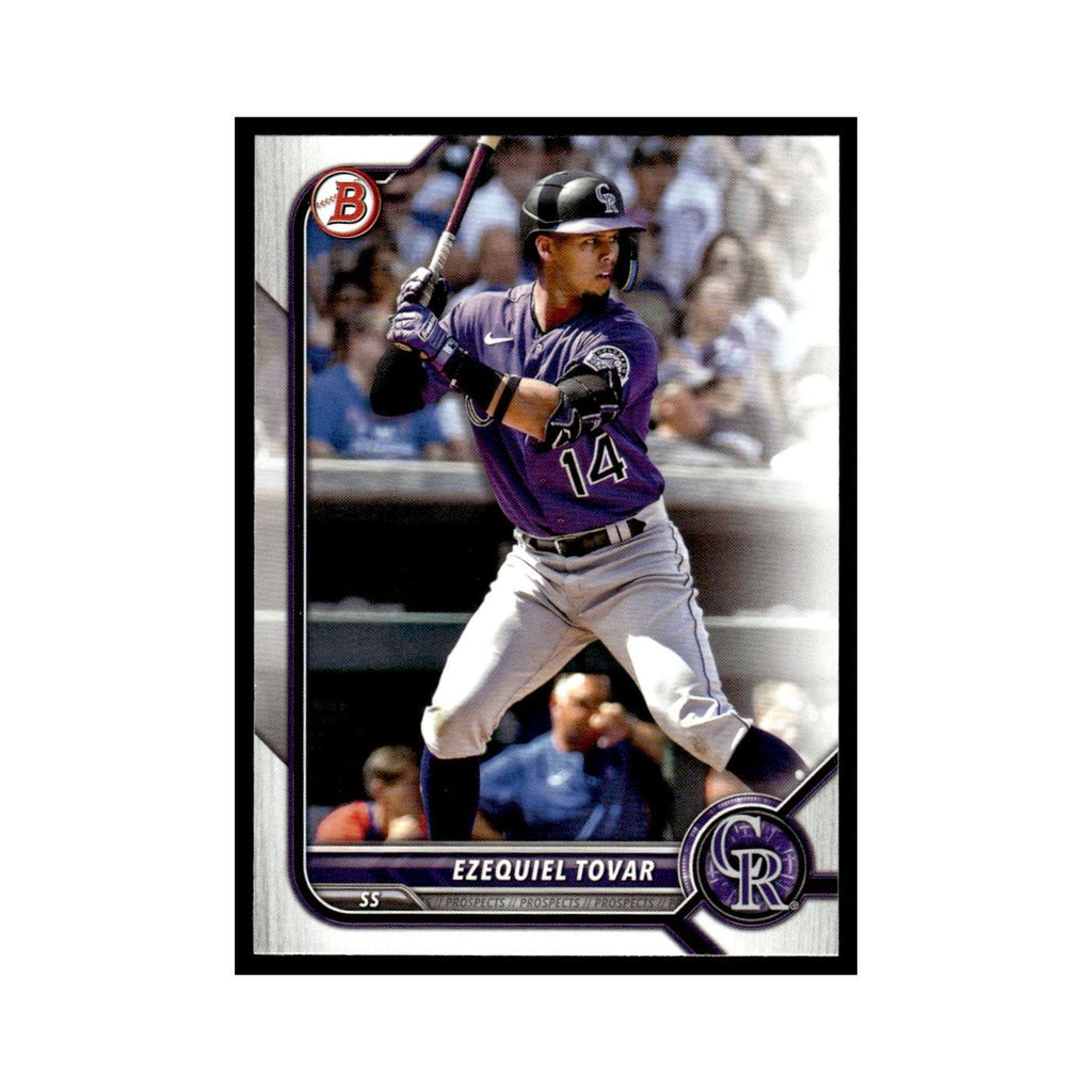 Ezequiel Tovar 2022 Bowman Draft #BD-83 Colorado Rockies Baseball Card NM