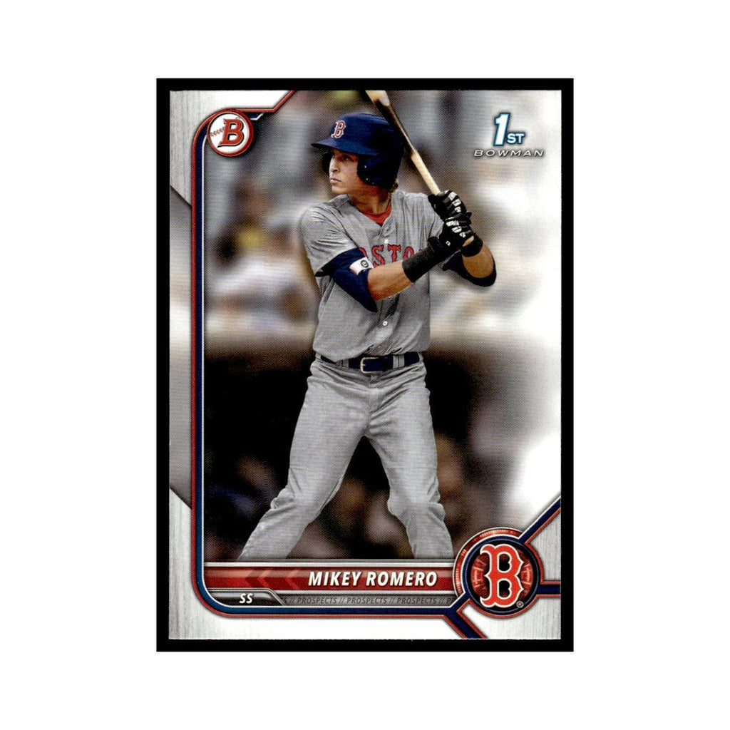 Mikey Romero 2022 Bowman Draft #BD-42 Boston Red Sox Baseball Card NM