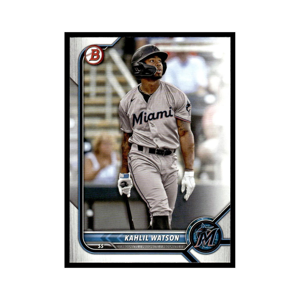 Kahlil Watson 2022 Bowman Draft #BD-35 Miami Marlins Baseball Card NM