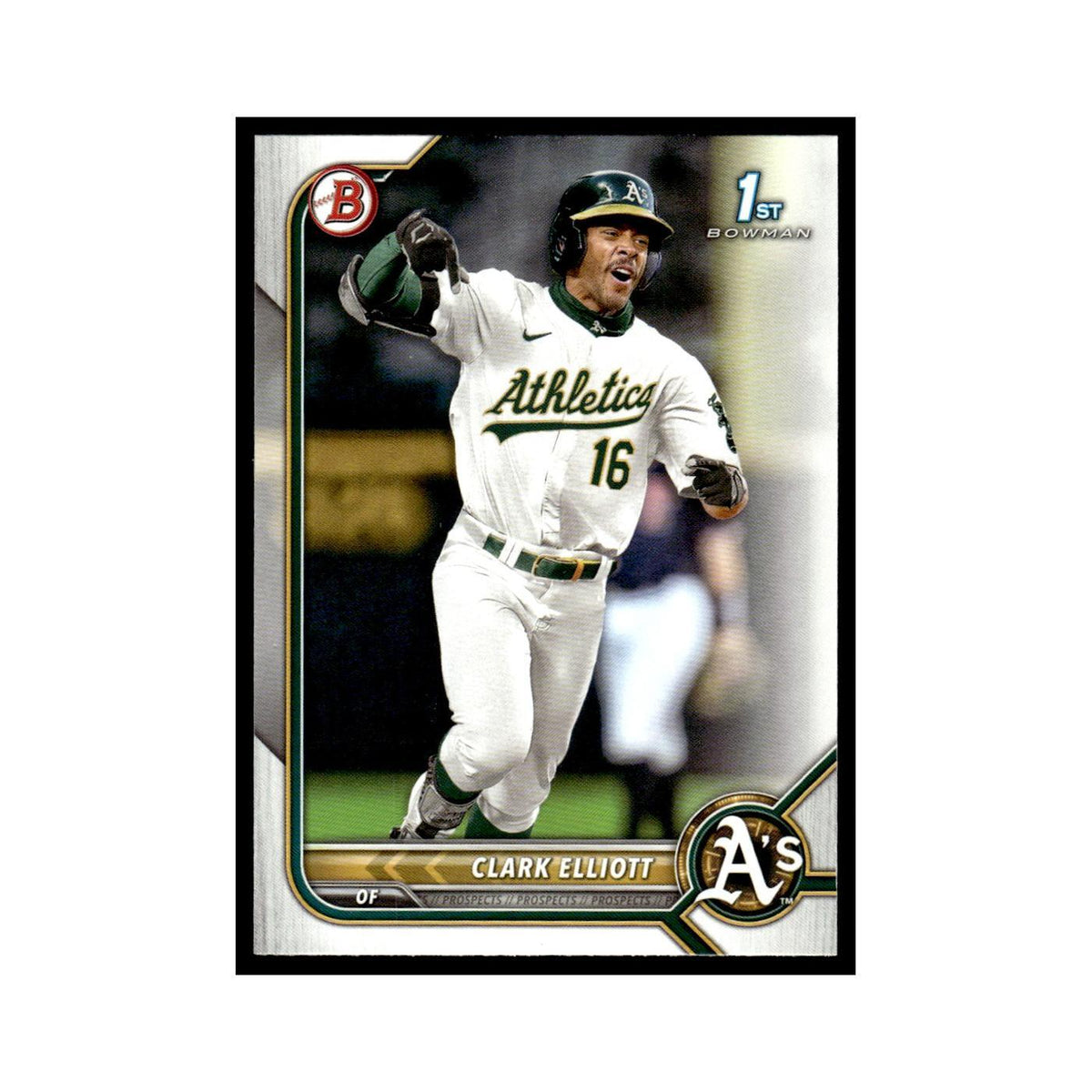 Clark Elliott 2022 Bowman Draft #BD-85 Oakland Athletics Baseball Card NM