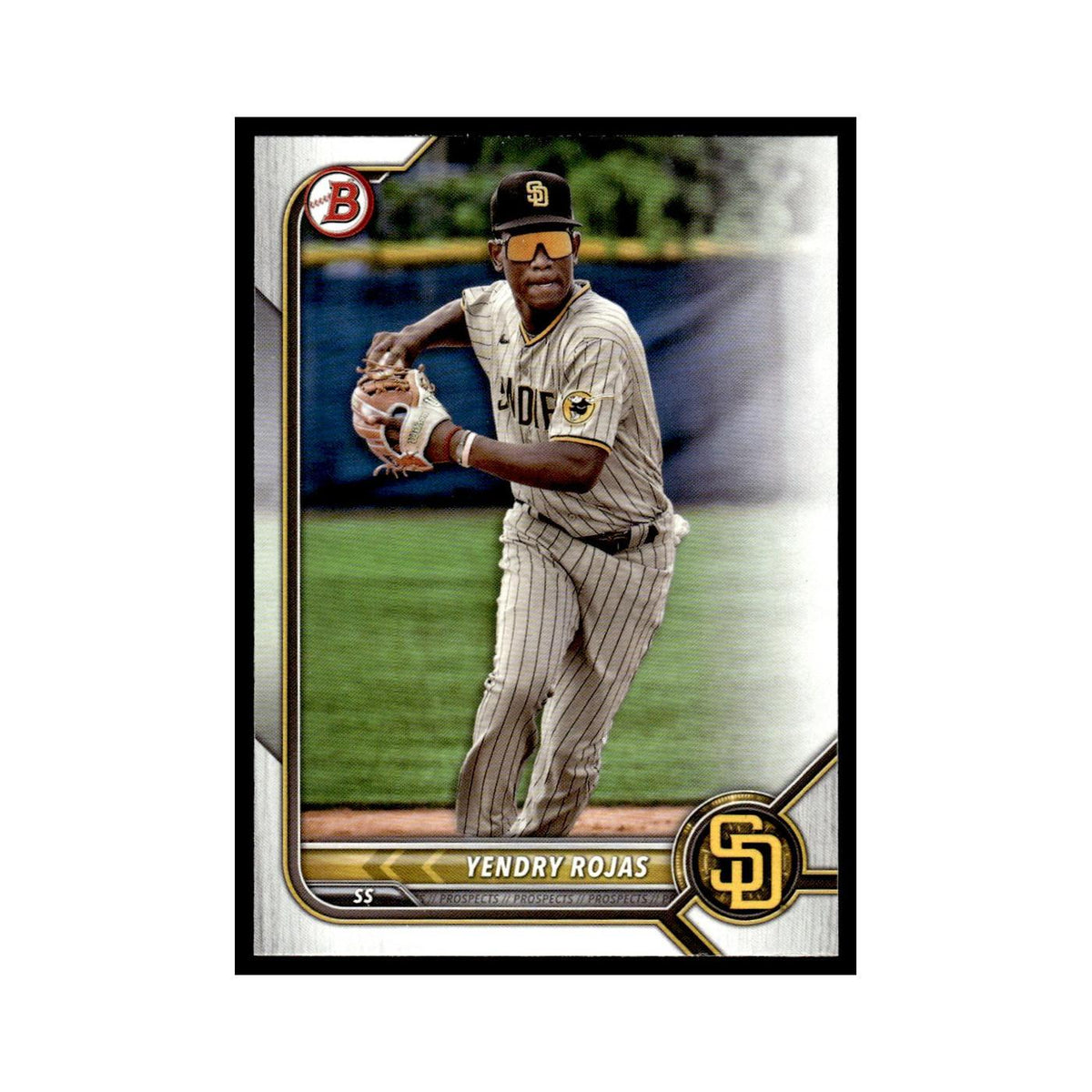 Yendry Rojas 2022 Bowman Draft #BD-2 San Diego Padres Baseball Card NM