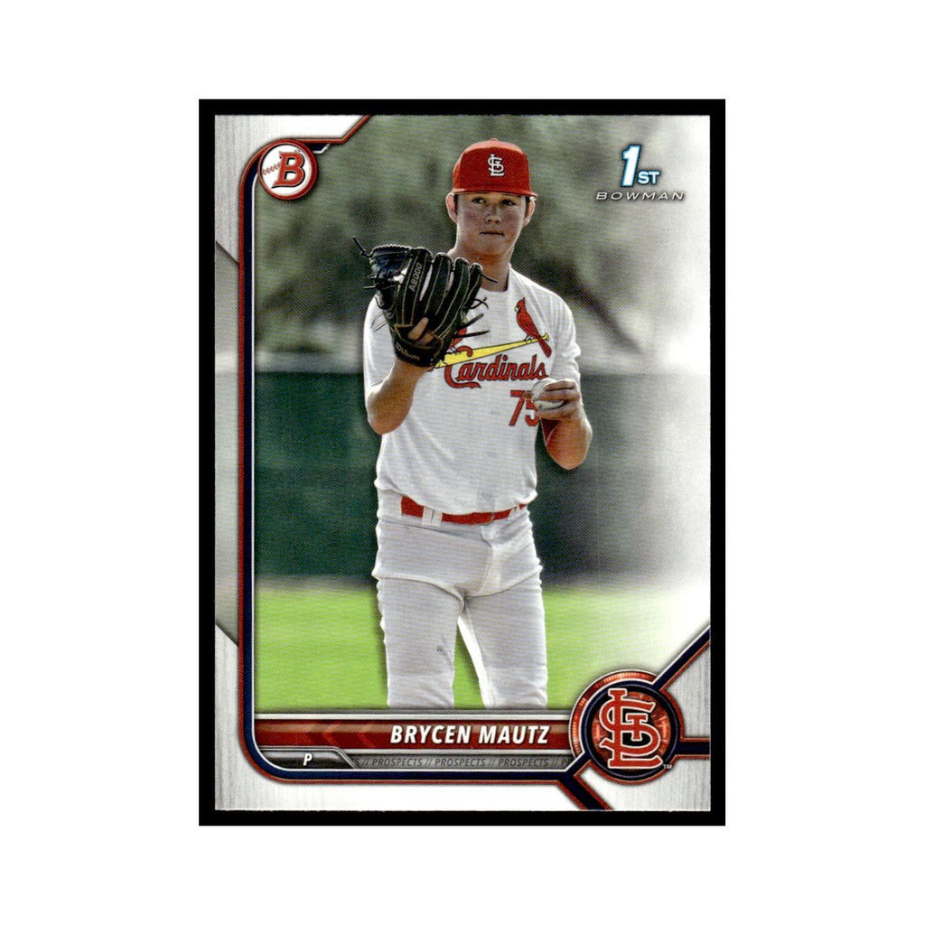 Brycen Mautz 2022 Bowman Draft #BD-124 St. Louis Cardinals Baseball Card NM