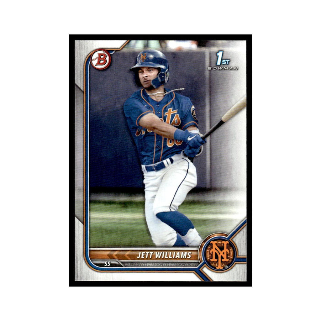 Jett Williams 2022 Bowman Draft #BD-190 New York Mets Baseball Card NM