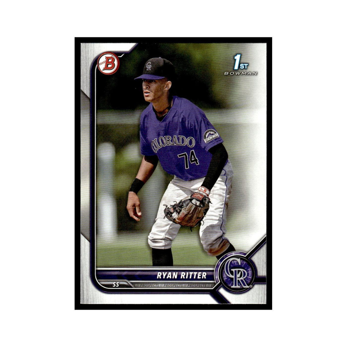 Ryan Ritter 2022 Bowman Draft #BD-136 Colorado Rockies Baseball Card NM