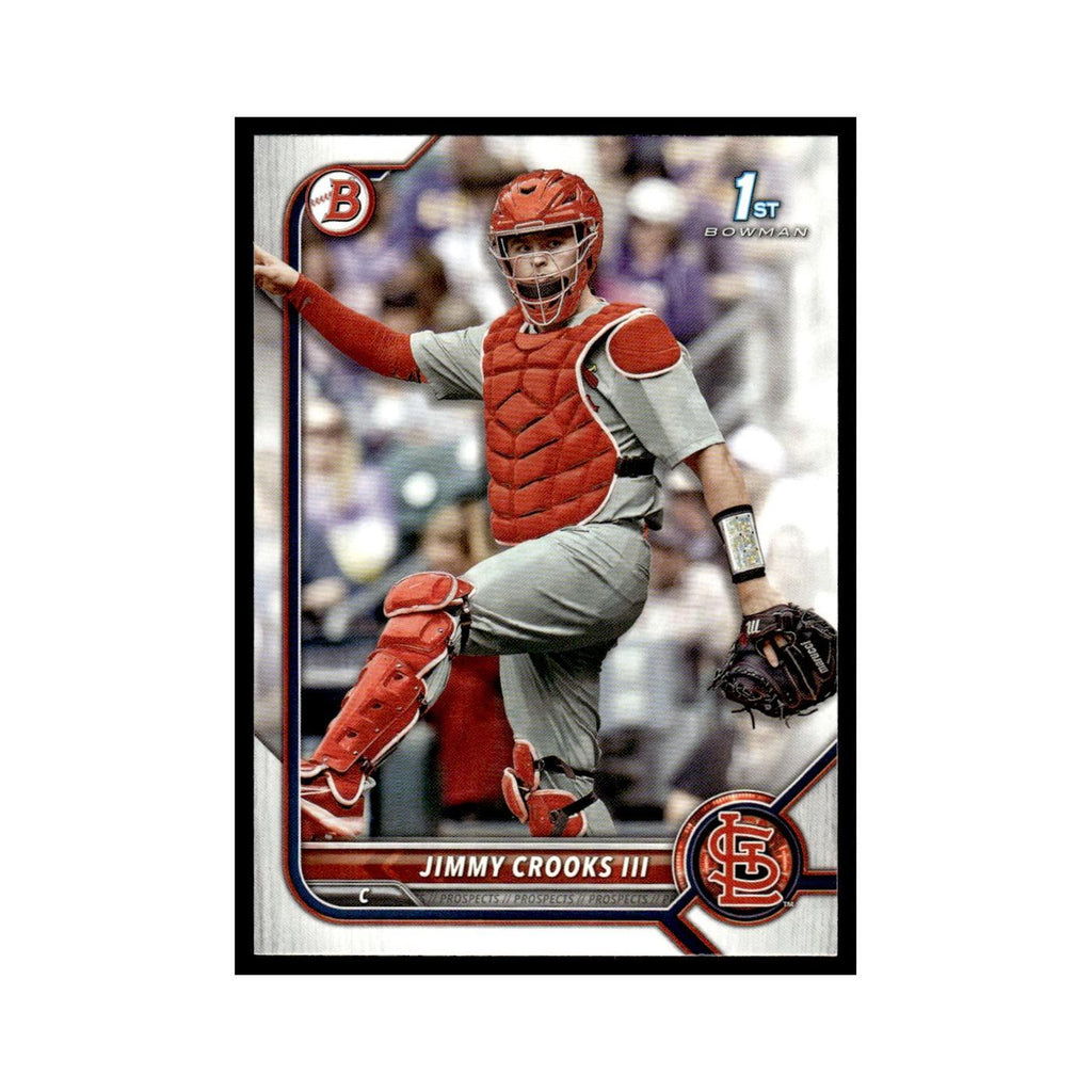 Jimmy Crooks III 2022 Bowman Draft #BD-178 St. Louis Cardinals Baseball Card NM