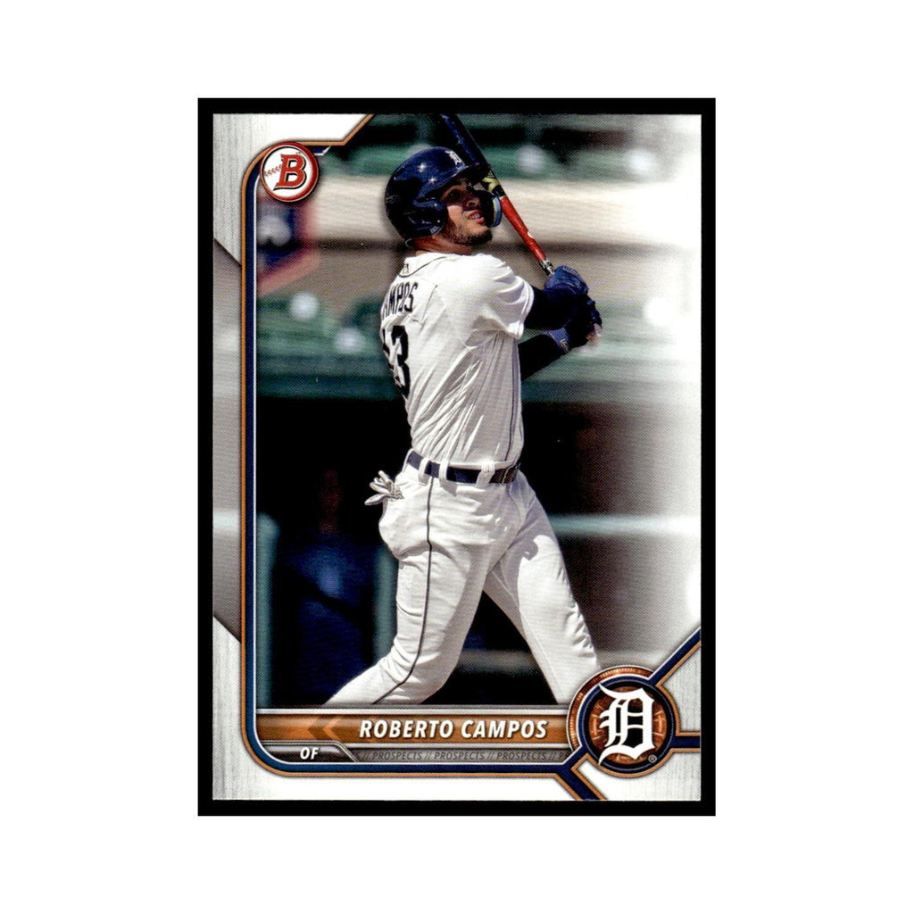 Roberto Campos 2022 Bowman Draft #BD-39 Detroit Tigers Baseball Card NM