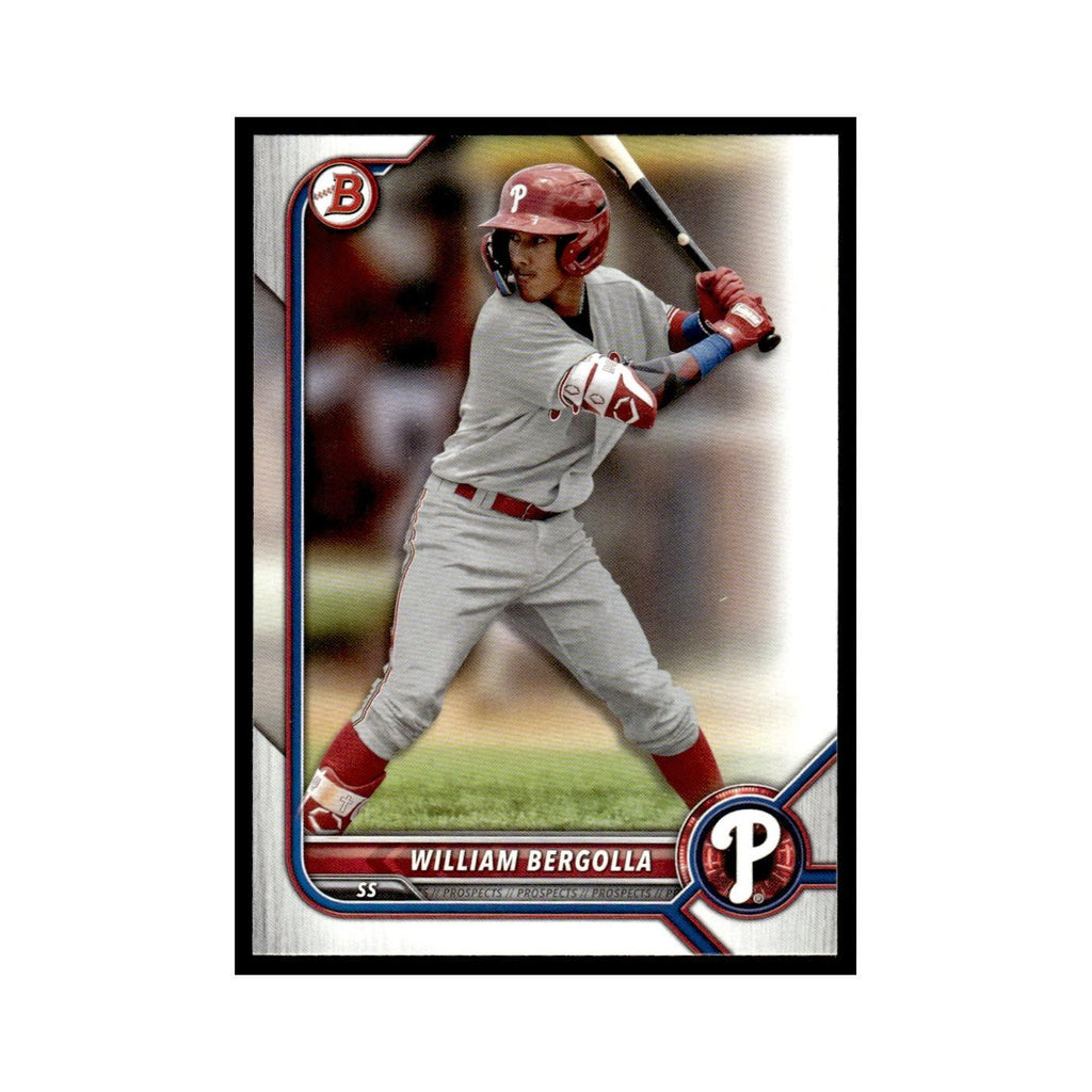 William Bergolla 2022 Bowman Draft #BD-88 Philadelphia Phillies Baseball Card NM