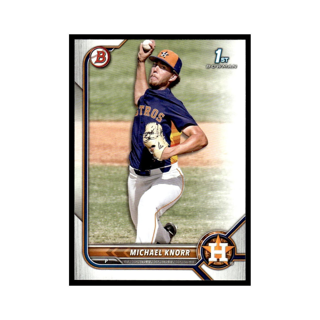 Michael Knorr 2022 Bowman Draft #BD-120 Houston Astros Baseball Card NM