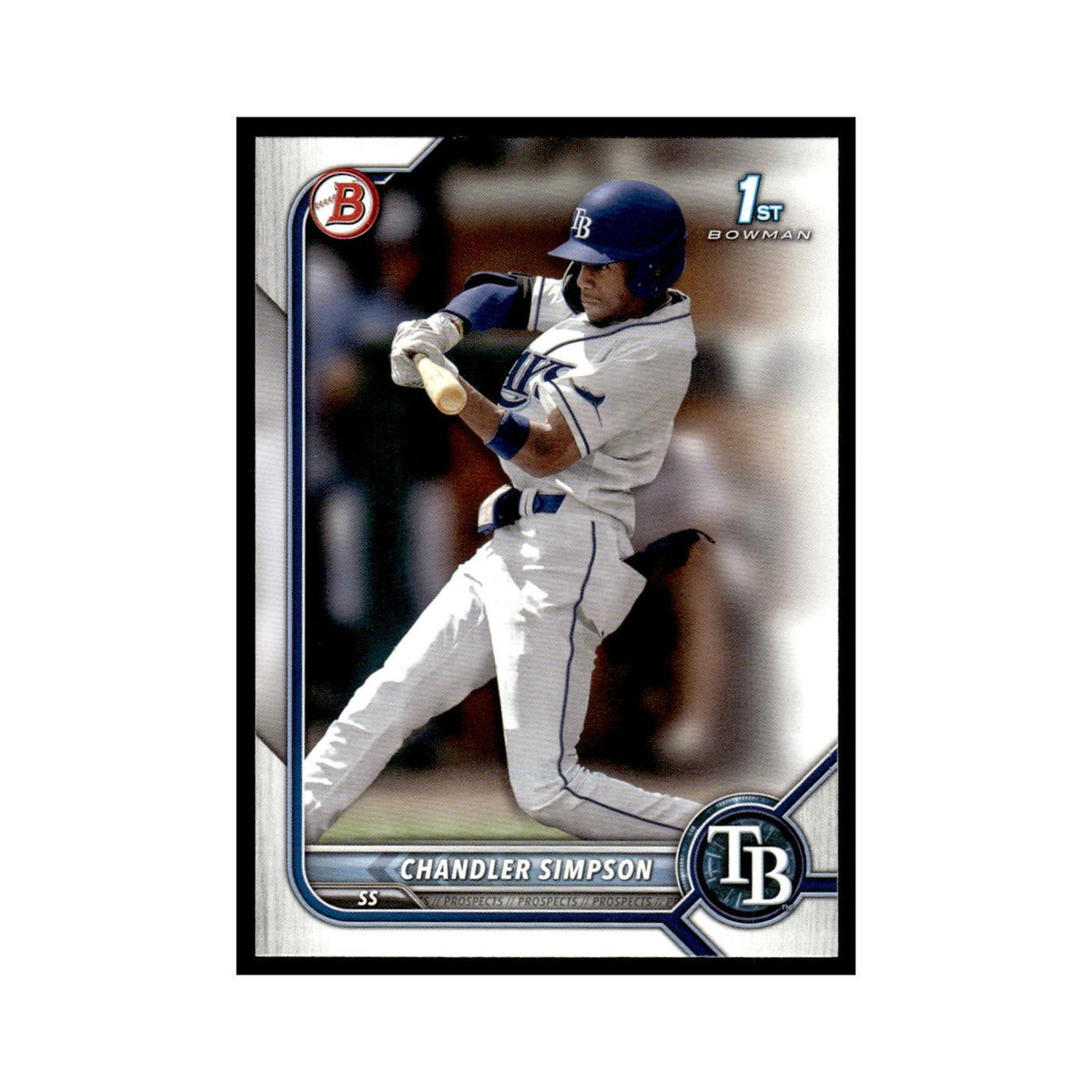 Chandler Simpson 2022 Bowman Draft #BD-26 Tampa Bay Rays Baseball Card NM