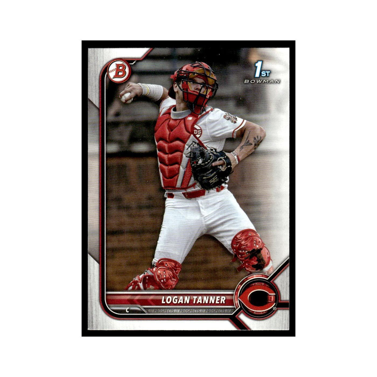 Logan Tanner 2022 Bowman Draft #BD-55 Cincinnati Reds Baseball Card NM