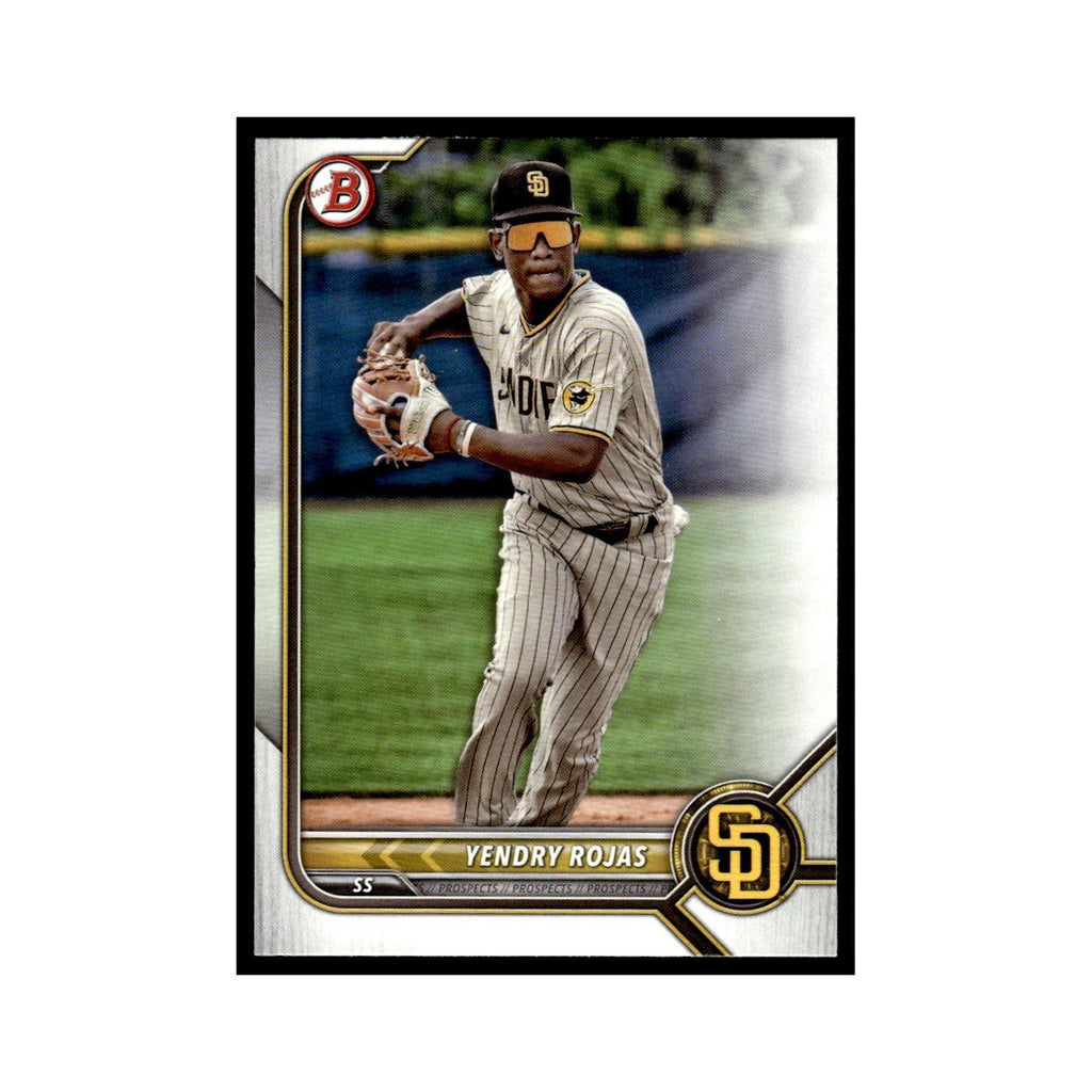 Yendry Rojas 2022 Bowman Draft #BD-2 San Diego Padres Baseball Card NM
