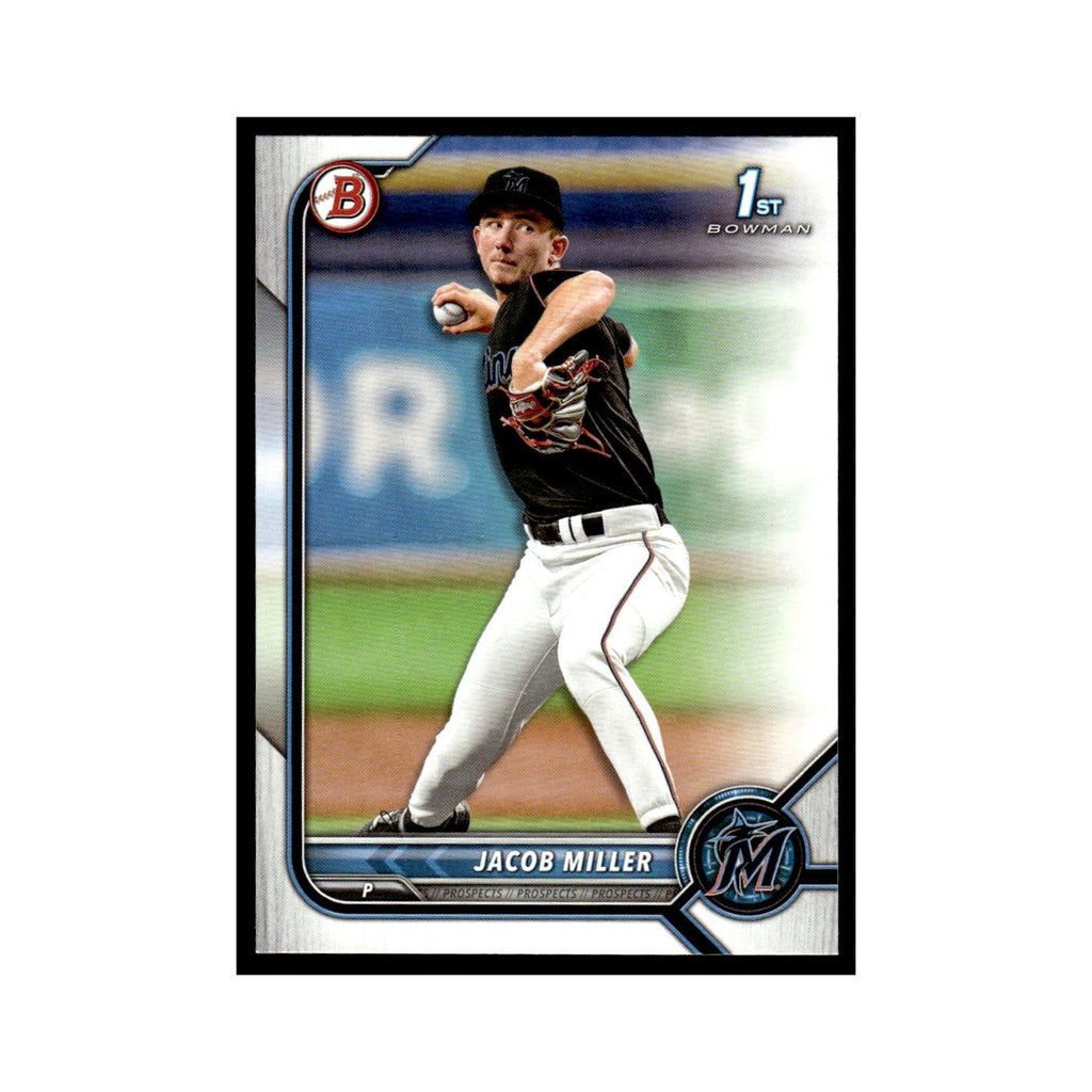 Jacob Miller 2022 Bowman Draft #BD-195 Miami Marlins Baseball Card NM